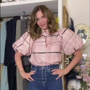 Zara Women Premium Denim Collection The Vintage Highrise Wide Leg Jean Size 4